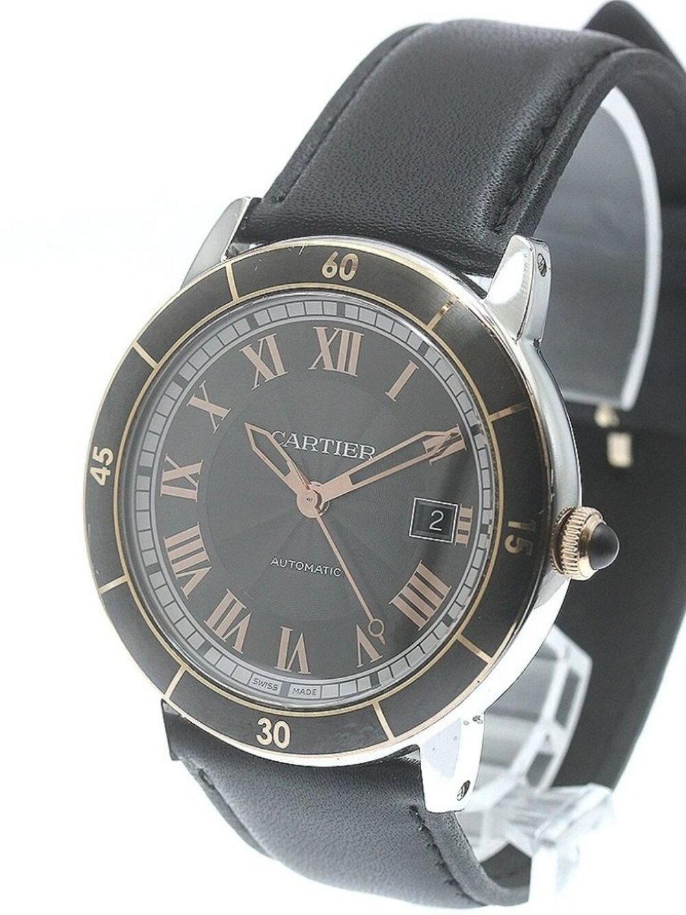 CARTIER Croisiere W2RN0005 Date gray Dial Automatic Men's Watch_871716